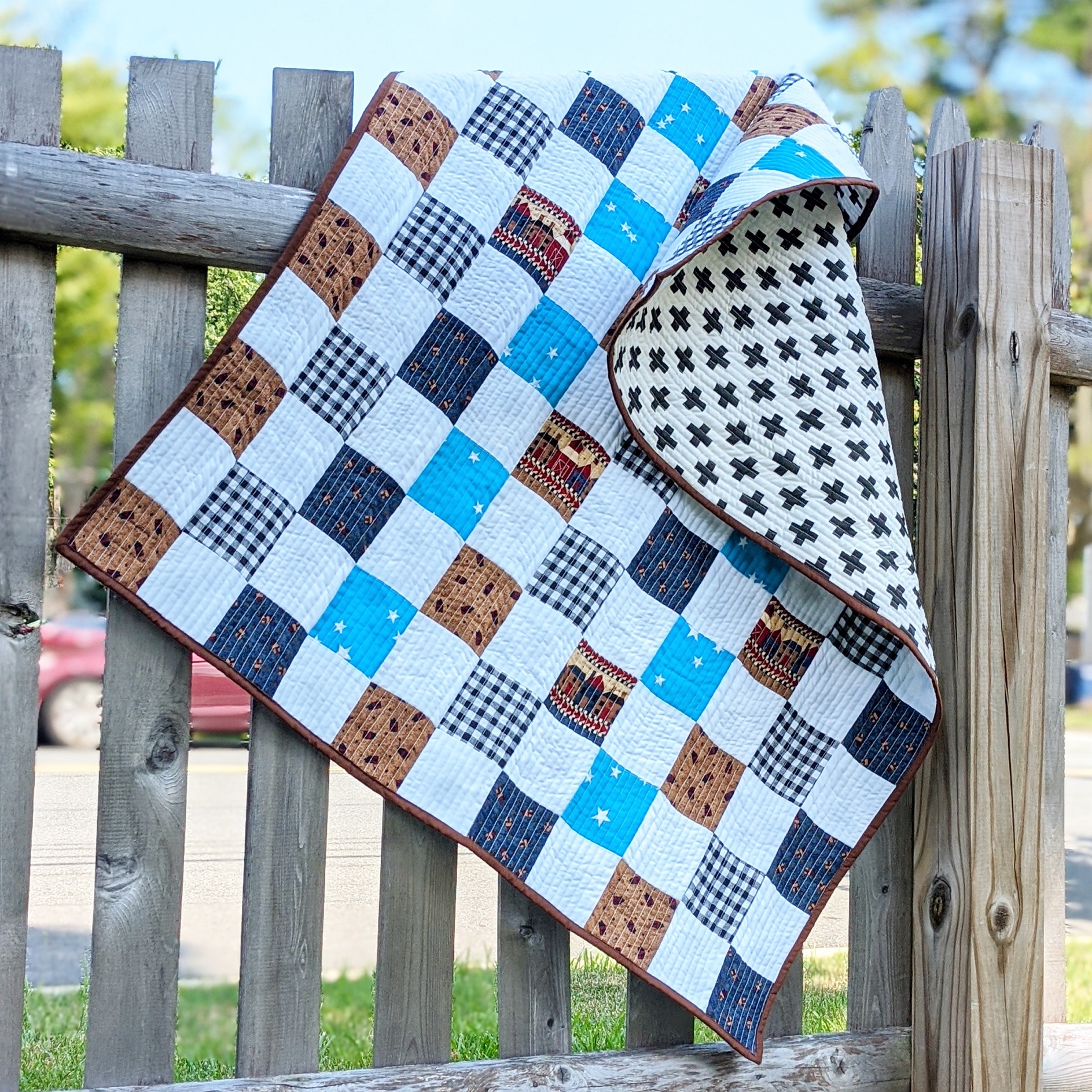 Simple Squares Baby Quilt